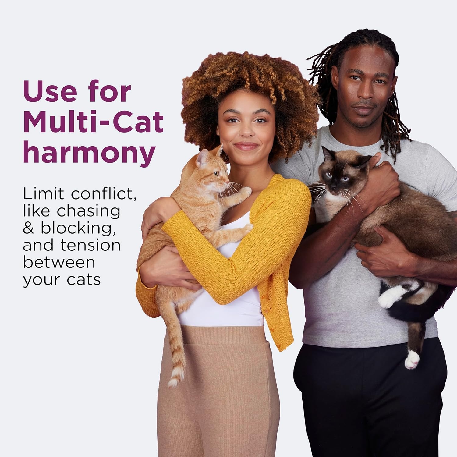 image:imageBundle of Comfort Zone 30 Day Starter Kit 1 Multicat Diffuser amp 1 Refill Cat Calming Pheromone Comfort Zone 6 Pack MultiCat Diffuser Refills Cat Calming Pheromones Help Anxiety 30Day Refills