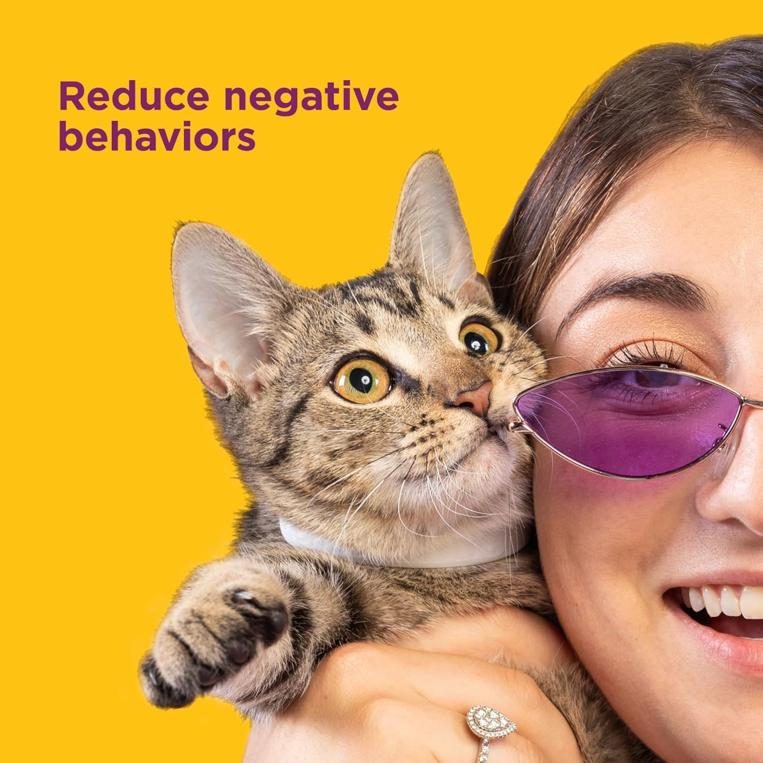 image:imageComfort Zone Cat Calming Collar 1 30Day Calming Collar Cat Pheromones Help Anxiety Reduce Stress Urine Marking Scratching Indoor or Outdoor Cats LongLasting2 Pack