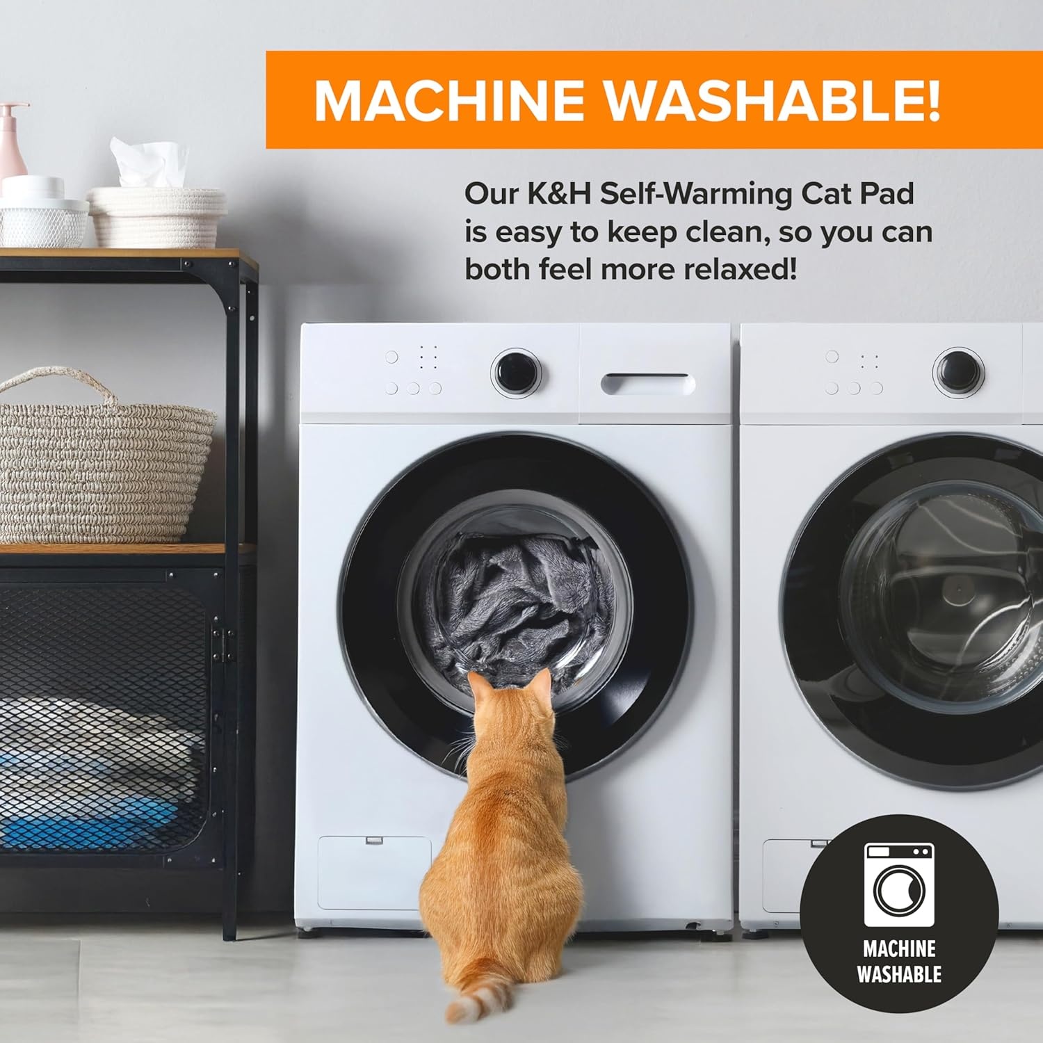 image:imageKampH SelfWarming Cat Bed Pad Comfort Zone Cat Calming Pheromone Spray Bundle Includes Self Heating Mat for Indoor Pets and Calming Spray 60ml Reduce Stress During Travel Vet Visits amp Home