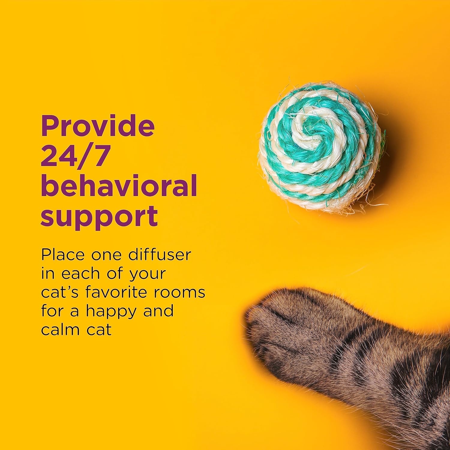 image:imageCOMFORT ZONE Cat Calming Diffuser Refill 2 Pack Cat Calming Pheromone Refills Help Reduce Anxiety Stress Scratching Urine Marking Aggression 30Day Refills 60Day Supply6 Pack