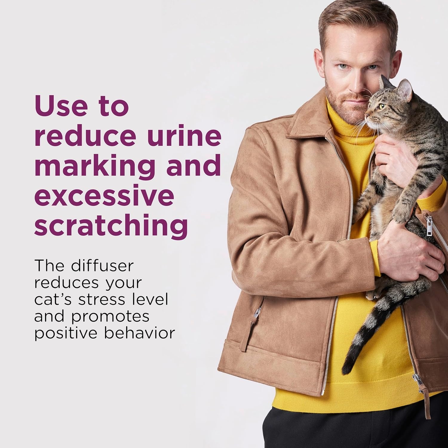 image:imageCOMFORT ZONE Cat Calming Diffuser Refill 2 Pack Cat Calming Pheromone Refills Help Reduce Anxiety Stress Scratching Urine Marking Aggression 30Day Refills 60Day Supply2 Pack