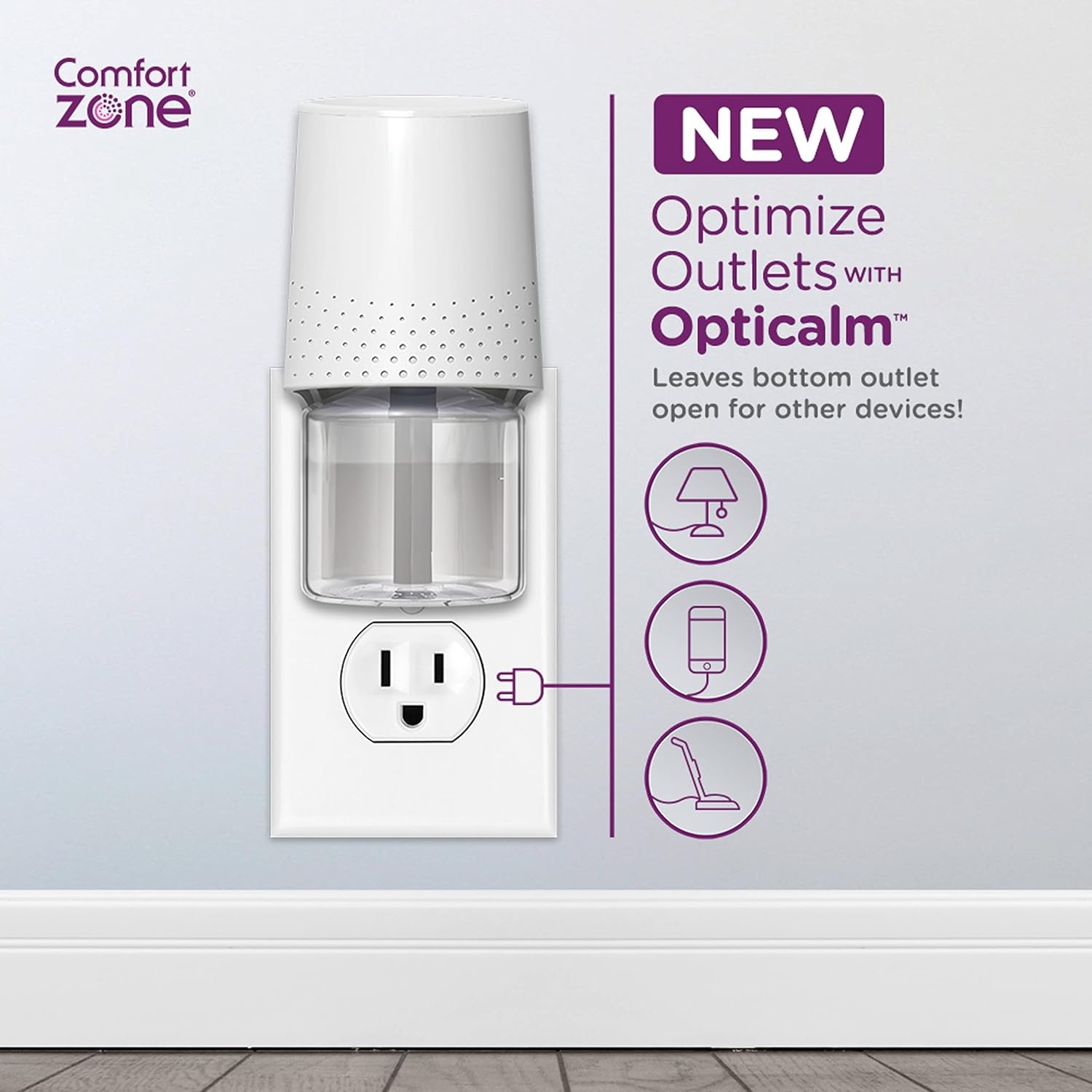 image:imageCOMFORT ZONE Value Kit 3 Multicat Diffusers amp 6 Refills Cat Calming Pheromone Reduce Stress Aggression Fighting Urine Marking Scratching1 Diffuser 1 Refill Pack of 2