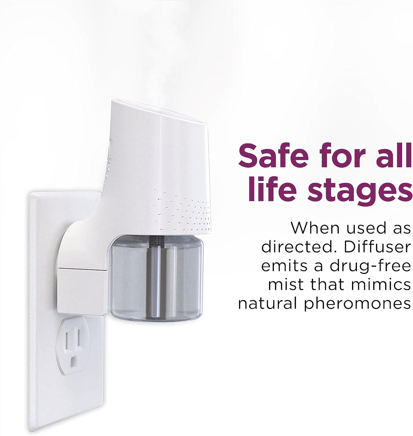 image:imageCOMFORT ZONE Value Kit 3 Multicat Diffusers amp 6 Refills Cat Calming Pheromone Reduce Stress Aggression Fighting Urine Marking Scratching3 Diffusers 6 Refills